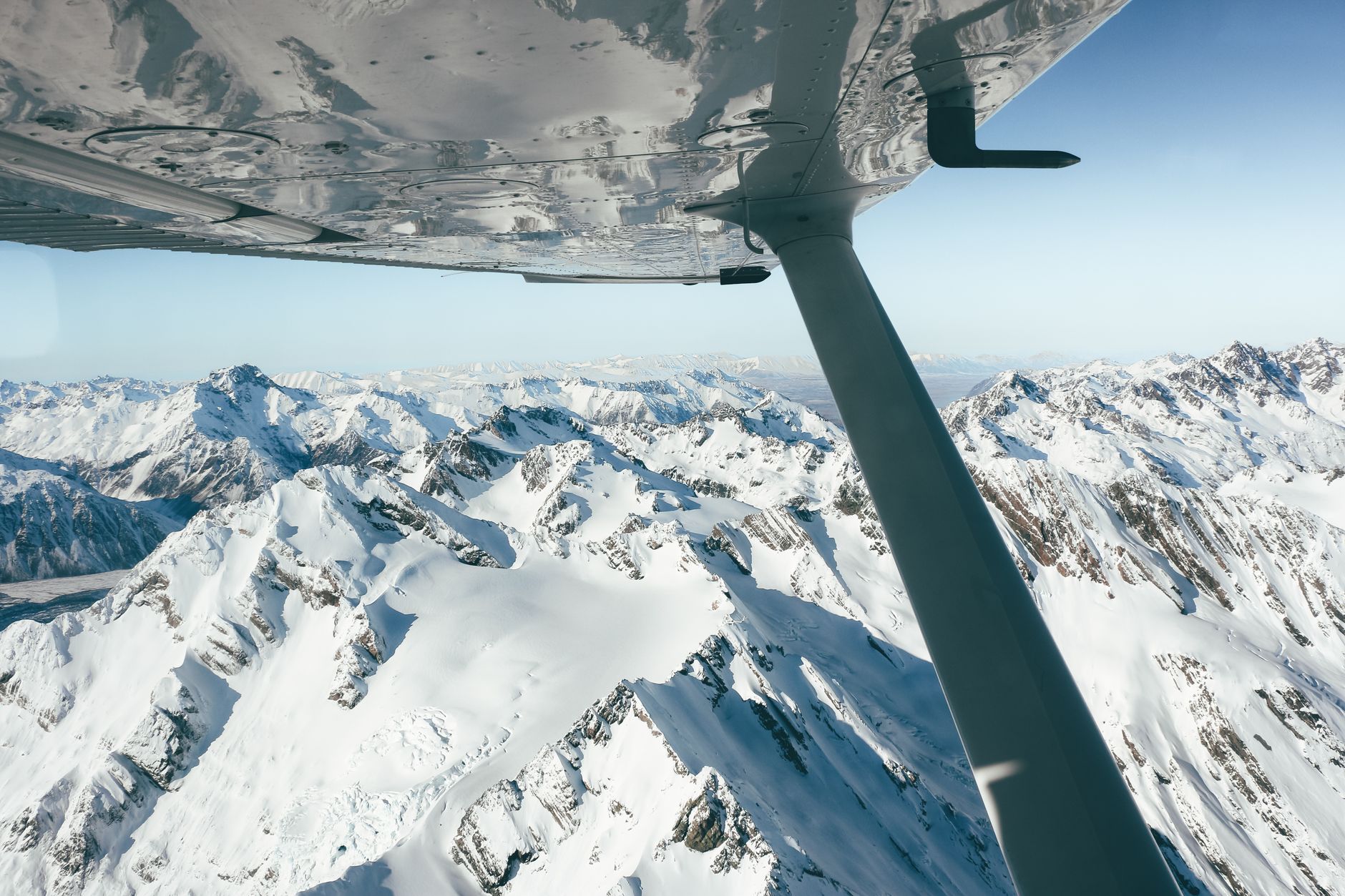 The Southern Alps snowcapped range